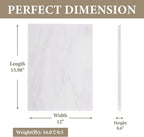 Koville African Natural Marble Cutting Board for Kitchen, 16x12inch Large Hand Crafted Marble Slab for Cheese, Charcuterie, Pastry Board - Wedding Gift, House Warming Gift
