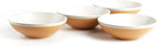 Rock Ridge Speckled Stoneware Dinnerware Set (12pc Set, Yellow and Ivory)