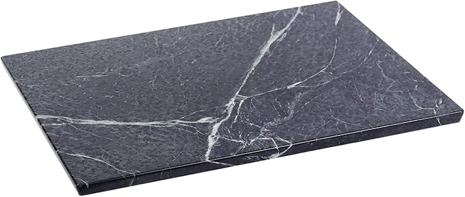 Koville Indian Natural Marble Cutting Board for Kitchen, 16x20inch Extra Large Hand Crafted Marble Slab for Cheese, Charcuterie, Pastry Board - Wedding Gift, House Warming Gift