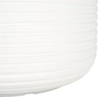 SAFAVIEH Outdoor Collection Nardo White Cement Ficonstone Planter Pot Set of 2