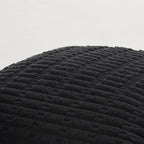 Fancy Homi Black Long Body Lumbar Decorative Throw Pillow Covers 14x36 Inch for Bed Couch Bedroom Bench, Soft Corduroy Rectangle Solid Pillow Case, Rustic Farmhouse Boho Room Decor