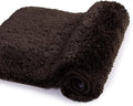 Walensee Large Bathroom Rug (24 x 48, Brown) Extra Soft and Absorbent Shaggy Bath Mat, Machine Washable Microfiber, Non Slip Luxury Floor Mat