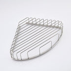 Bathroom Shower Caddy Corner Shelf, Corner-Hollow Design, Ultra Sturdy Rust-Proof Stainless Steel Shelf Organizer Shampoo Holder, Wall Mounted Storage Rack for Bathroom, Brushed Nickel