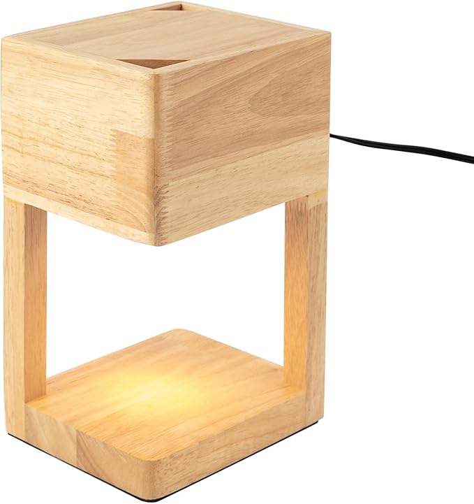 Table Lamp,Bedside End Table Lamp Traditional Nightstand Desk Lamp Geometric Lamp with Shade for Living Bedroom Office(Modern,Style 4)