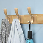 Gold Towel Hooks for Wall, Heavy Duty Thick Metal Bathroom Coat Hooks for Hanging Key Robe Hat Backpack, Wall Mount Hooks Bath Kitchen Garage Hooks(8 Pack, Gold)