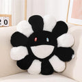 Flower Pillow, Flower Shaped Throw Pillow, Flower Face Floor Cushions Floor Pillow, Colorful Sunflower Plush Pillow, Cute Room Decor Decorative Pillows for Sofa Bedroom Car (40cm/15.7in)