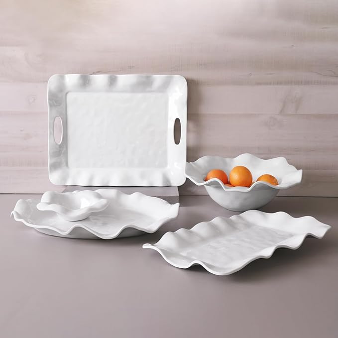 Beatriz Ball Havana Oval Platter, White