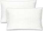 Bare Home King Pillow Sham Covers - Set of 2 - Premium 1800 Ultra-Soft Microfiber - Double Brushed - Stain & Fade Resistant - Bed Pillow Shams - Pillows Not Included (Set of 2, Cream)