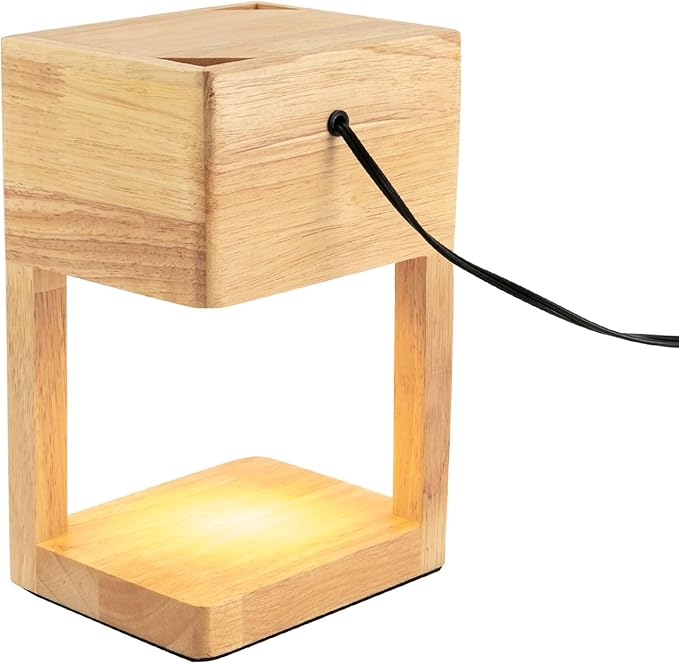 Table Lamp,Bedside End Table Lamp Traditional Nightstand Desk Lamp Geometric Lamp with Shade for Living Bedroom Office(Modern,Style 4)