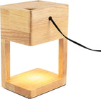 Table Lamp,Bedside End Table Lamp Traditional Nightstand Desk Lamp Geometric Lamp with Shade for Living Bedroom Office(Modern,Style 4)