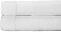 BIOWEAVES 100% Organic Cotton 700 GSM Plush Bath Towels 30" x 58" GOTS Certified - White, Pack of 2