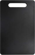 Fotouzy Plastic Utility Cutting Board with Handles, Food Safe PP Material, BPA Free, Dishwasher Safe, Thick Chopping Board, Large Size, Easy Grip Handle, for Kitchen (Black)
