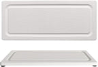 2 PCS Fast-Drying Stone Trays for Bathroom Sink & Kitchen Counter, Water Absorbing Diatomite Sink Coasters, Vanity Tray, Hand Soap Holder with Anti-Skid Pads (11" x 4.7" White)