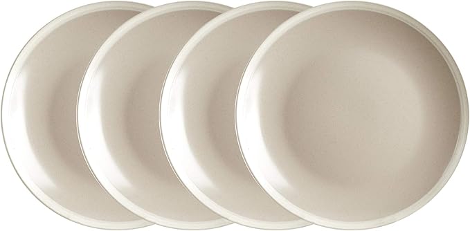 Rock Ridge Speckled Stoneware Dinnerware Set (16pc Set, Sands and Ivory)