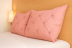 COTTON STICH Pinch Pleated Pillow Shams Pink Solid Standard 20x26 Set of 2 Pillowcase 600 Thread Count 100% Egyptian Cotton Luxurious& Decorative Pinch Pleated Pillow Shams (Pink, Standard 20X26)
