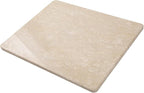 Natural Marble Cutting Board For Kitchen, 16 x 20 Inch Marble Slab Pastry Board With Non-Slip Feet For Baking, Cheese, Charcuterie, Chocolate, Beige