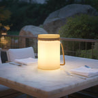 uuffoo 2 Pack LED Lamp Lantern Table Lamp Cordless Shower Lamp IP44 RGB and Warm White Dimmable for Indoor Outdoor Patio Camping Restaurant Home