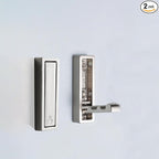 Foldable Coat Hooks 2 Pack,Heavy Duty Wall Hooks for Hanging Coats Towels Backpacks Bags Brushed Nickel Towel Hooks for a Functional Home (Brushed Nickel, 2)