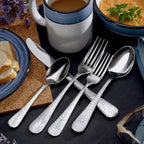Liberty Tabletop Providence 65 Piece Flatware Set for 12 Silverware Made in USA