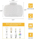 WILON White Rattan Semi Flush Mount Ceiling Light Fixture, 1-Light Boho Light Fixtures with Fabric Shade, Modern Hand-Woven Drum Ceiling Lamp for Hallway Entryway Living Room Bedroom Hall Nursery