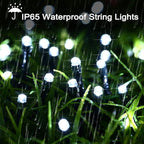 Joomer Battery Christmas Lights, 66ft 200LED Fairy Lights Battery Operated Timer 8 Modes Waterproof for Outdoor Home Garden Party Holiday Christmas Trees Decoration (White)
