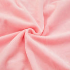 JAUXIO Diamond Pinch Pleated Crystal Velvet Pillowcases 2 Pack Solid Pintuck Throw Cushion Cover for Home Decor Hidden Zipper Closure (Pink, King)
