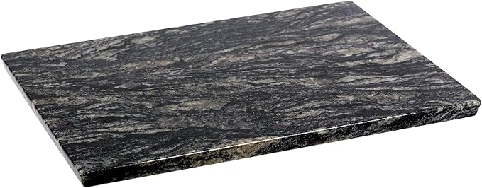 Koville Brazilian Natural Marble Cutting Board for Kitchen, 16x12inch Large Hand Crafted Marble Slab for Cheese, Charcuterie, Pastry Board - Wedding Gift, House Warming Gift