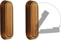 2PCS Folding Coat Hook, Heavy Duty Wall Hooks Made of Zinc Alloy, Foldable Wall Hooks for Hanging Coats, Scarves, Hats, Bathrobes, Keys, Bags(Bronze)
