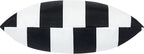 FUNHOME Outdoor Throw Pillows Water Resistant 18x18 inch,Decorative Throw Pillow with Insert Set of 2,Hidden Zipper Headrests for Patio Furniture Sofa Couch Chair (Black White Stripe)