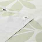 Fabric Shower Curtain 78 Inches Long, Sage Green Plant Leaf Shower Curtains for Bathroom, 72" W x 78" H