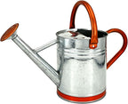 Metal Watering Can for Outdoor Plants, Galvanized Steel Watering Can with Removable spout, 1 Gallon,Perfect Home & Garden Décor Retro Zinc Hue