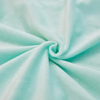 JAUXIO Diamond Pinch Pleated Crystal Velvet Pillowcases 2 Pack Solid Pintuck Throw Cushion Cover for Home Decor Hidden Zipper Closure (Mint Aqua, King)