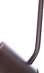 Metal Watering Can 1.3L Modern Style Watering Pot with Handle and Long Spout,Brown Color