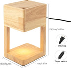 Table Lamp,Bedside End Table Lamp Traditional Nightstand Desk Lamp Geometric Lamp with Shade for Living Bedroom Office(Modern,Style 4)