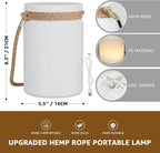 uuffoo LED Lamp Lantern Table Lamp Cordless Shower Lamp IP44 RGB and Warm White Dimmable for Indoor Outdoor Patio Camping Restaurant Home