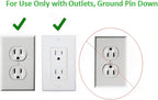 Sleek Socket Original & Patented Flat Ultra-Thin Outlet Concealer with Extension Cord Kit, Multi Outlets Power Strip, Ideal for Home Improvement, Hide Bulky and Messy Cords, 3ft