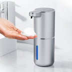 Automatic Foaming Soap Dispenser Foaming Hand Sanitizer Touchless 1500mAh Soap Dispenser Rechargeable with Sensor for Bathroom Kitchen 13.5oz/380ml
