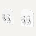Amazon Basics Corner Shower Caddy Organizer, Stainless Steel, Black, Set of 3