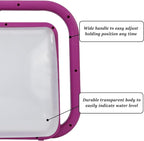 6L Foldable Clear Plastic Watering Can with Rotating Nozzle Long Spout Ideal for Indoor and Outdoor Gardening - Purple