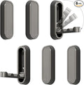 6PCS Folding Coat Hook, Heavy Duty Wall Hooks Made of Zinc Alloy, Foldable Wall Hooks for Hanging Coats, Scarves, Hats, Bathrobes, Keys, Bags (Gray)
