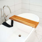 EcoDecors, 34 inch, Bath Tray for Tub, Bath Tub Tray Wood, Bathtub Table, Caddy for Bathtub in Natural Teak