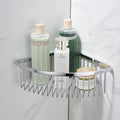 Bathroom Shower Caddy Corner Shelf Basket, Ultra Sturdy Rust-Proof Stainless Steel Shelf Organizer Shampoo Holder, Wall Mounted Storage Rack for Bathroom Kitchen, Polished Chrome