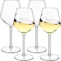 MICHLEY Floating Wine Glasses for Pool Unbreakable Tritan Plastic Red Wine Glasses with Stem Poolside Floating Cups 18.5 OZ, Dishwasher Safe, Set of 4