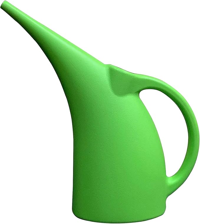 KP KOOL PRODUCTS 1/2 Gallon Green Watering Can – Small Plastic Plant Waterer for Indoor & Outdoor Use – Lightweight Garden Tool with Easy Pour Spout – Ideal for Flowers, Herbs & Lawns – 1 Pack