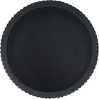 SAFAVIEH Outdoor Collection Lucca Black Cement Ficonstone Planter Pot Set of 2