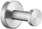 Angle Simple Bath Towel Hook Brushed Nickel, SUS304 Stainless Steel Bathroom Cabinet Closet Clothes Towel Holder, Bathrobe Hanger Wall Mounted