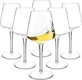 Tritan-Plastic Floating Red Wine Glasses for Pool Set of 6, 15 oz Holiday Drinkware Durable Wine Glasses with Long Stem, Ideal for Home, Party, Wedding, Beach