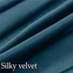 lalaLOOM Velvet Throw Pillow Covers, Set of 2, 20x20 Decorative Square Pillows Home Decor, Soft Accent Cases, Silky Machine Washable Pillowcases for Sofa, Couch, Bedroom, Living Room, Peacock