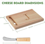 Miicol Wood Charcuterie Board, Monogram Cheese Board 10 Inch, Personalized Initial Cutting Board with Spreader, Unique Housewarming Gift, Ideal for Kitchen, Home, Letter J