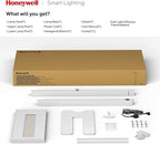 Honeywell 16000LM LED Floor Lamp, 02E Max Sunturalux Eye-Caring Reading Standing Light, 155W Modern Natural Daylight 4000K Dimmable 77" Tall Floor Lamps for Living Room Kids Study Home Office